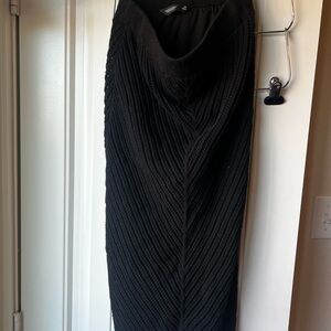 Simply Vera Vera Wang Black Textured tube Dress